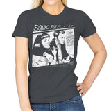 Sonic Pulp - Record Collector - Womens T-Shirts RIPT Apparel Small / Charcoal