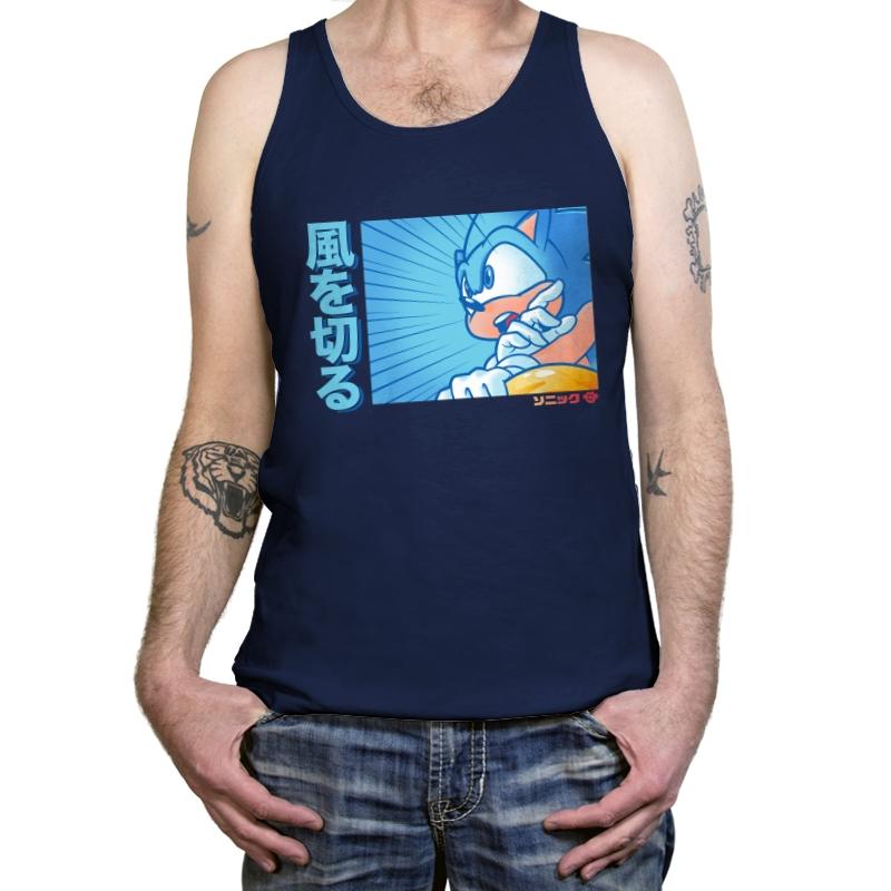 Sonic Racer - Tanktop Tanktop RIPT Apparel X-Small / Navy