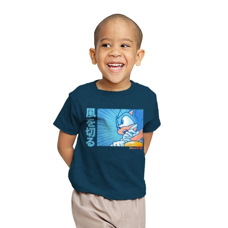 Sonic Racer - Youth T-Shirts RIPT Apparel X-small / Indigo