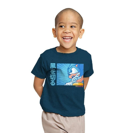 Sonic Racer - Youth T-Shirts RIPT Apparel X-small / Indigo