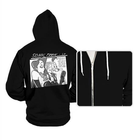 Sonic Toon - Hoodies Hoodies RIPT Apparel Small / Black
