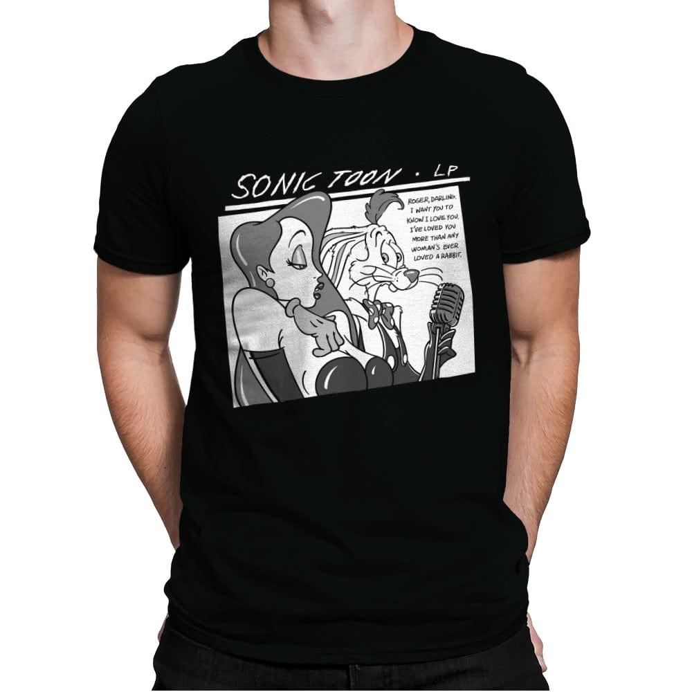 Sonic Toon - Mens Premium T-Shirts RIPT Apparel Small / Black