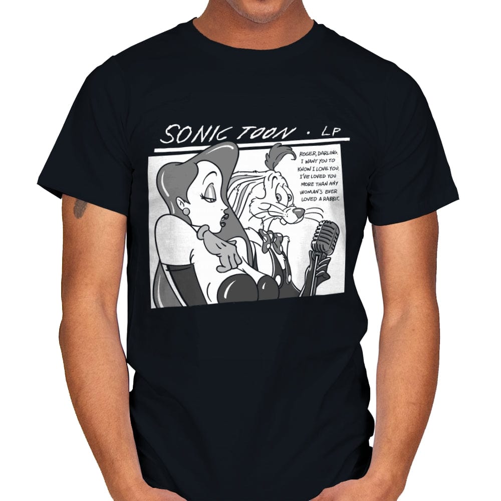 Sonic Toon - Mens T-Shirts RIPT Apparel Small / Black