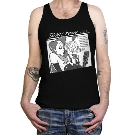 Sonic Toon - Tanktop Tanktop RIPT Apparel X-Small / Black