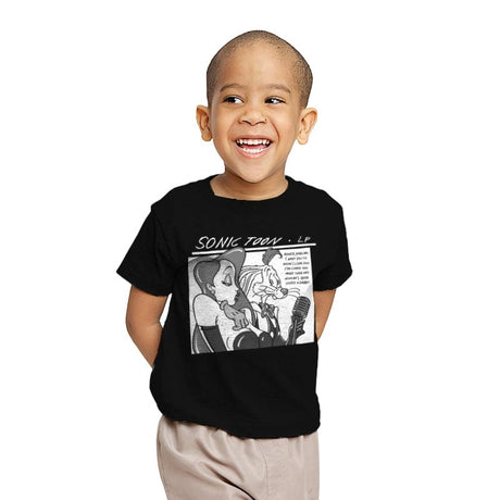 Sonic Toon - Youth T-Shirts RIPT Apparel X-small / Black