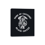 Sons of Caffeine - Canvas Wraps Canvas Wraps RIPT Apparel 8x10 / Black