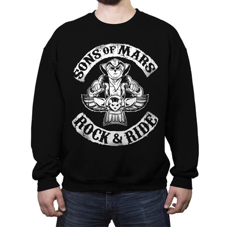 Sons of Mars - Crew Neck Sweatshirt Crew Neck Sweatshirt RIPT Apparel Small / Black