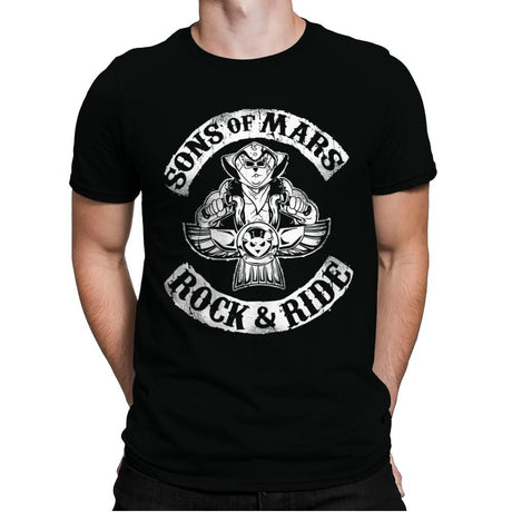 Sons of Mars - Mens Premium T-Shirts RIPT Apparel Small / Black
