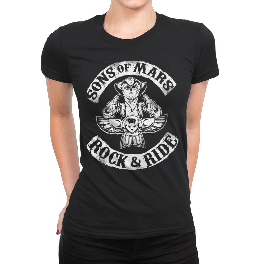 Sons of Mars - Womens Premium T-Shirts RIPT Apparel Small / Black