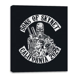 Sons of Skynet - Canvas Wraps Canvas Wraps RIPT Apparel 16x20 / Black