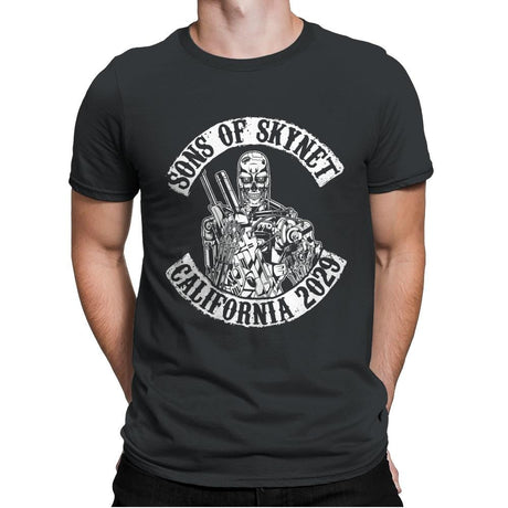 Sons of Skynet - Mens Premium T-Shirts RIPT Apparel Small / Heavy Metal