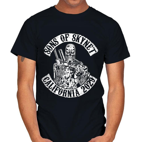 Sons of Skynet - Mens T-Shirts RIPT Apparel Small / Black