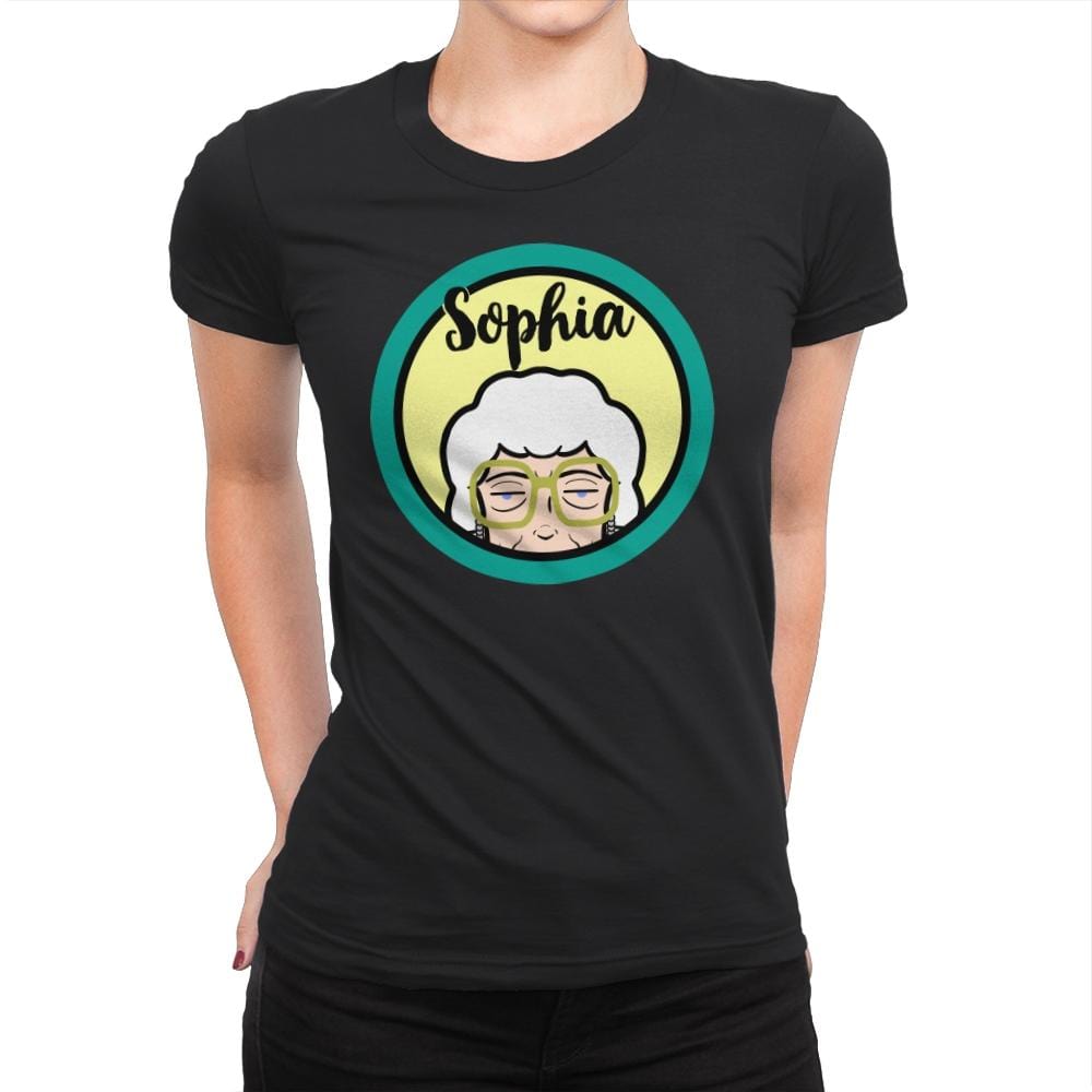 Sophia - Womens Premium T-Shirts RIPT Apparel Small / Black
