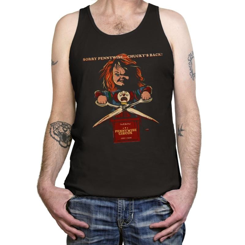Sorry Pennywise... Chucky's Back! - Tanktop Tanktop RIPT Apparel