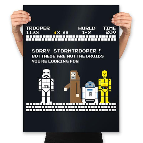 Sorry Trooper - Prints Posters RIPT Apparel 18x24 / Black