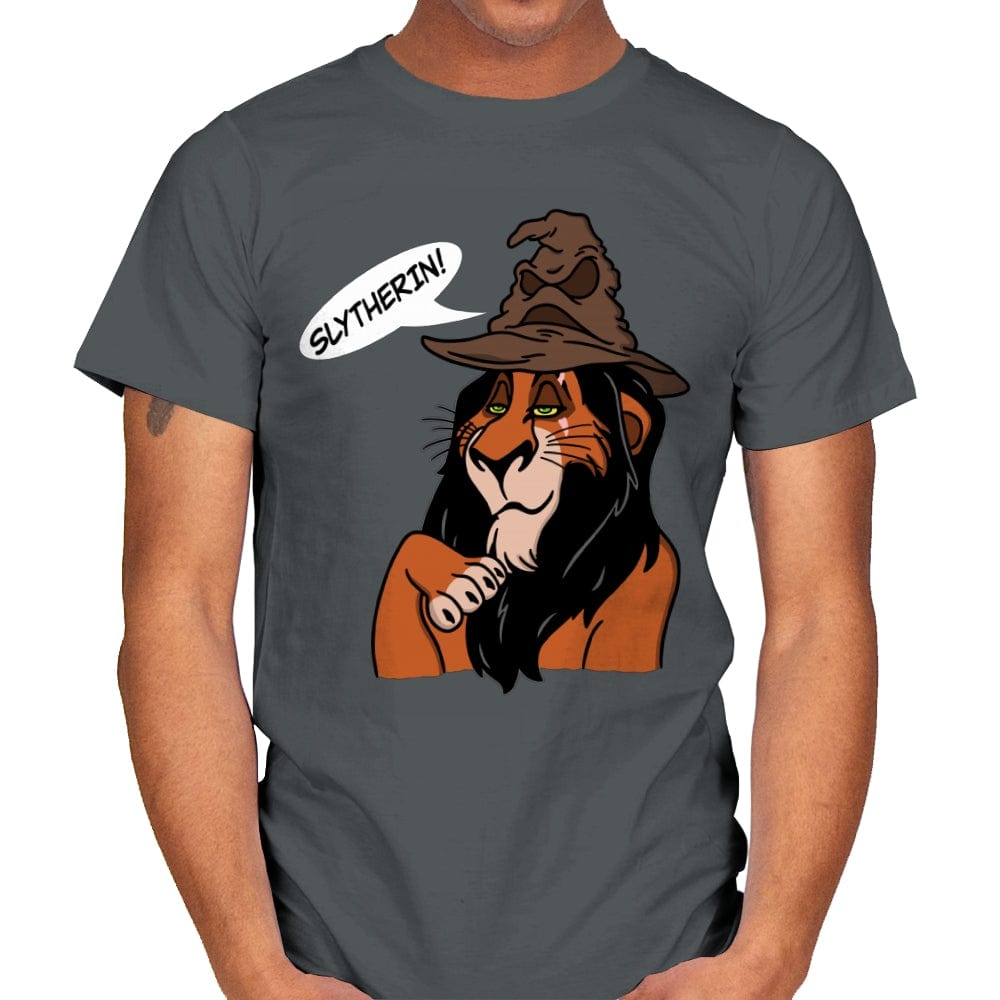 Sorting Lion - Mens T-Shirts RIPT Apparel Small / Charcoal