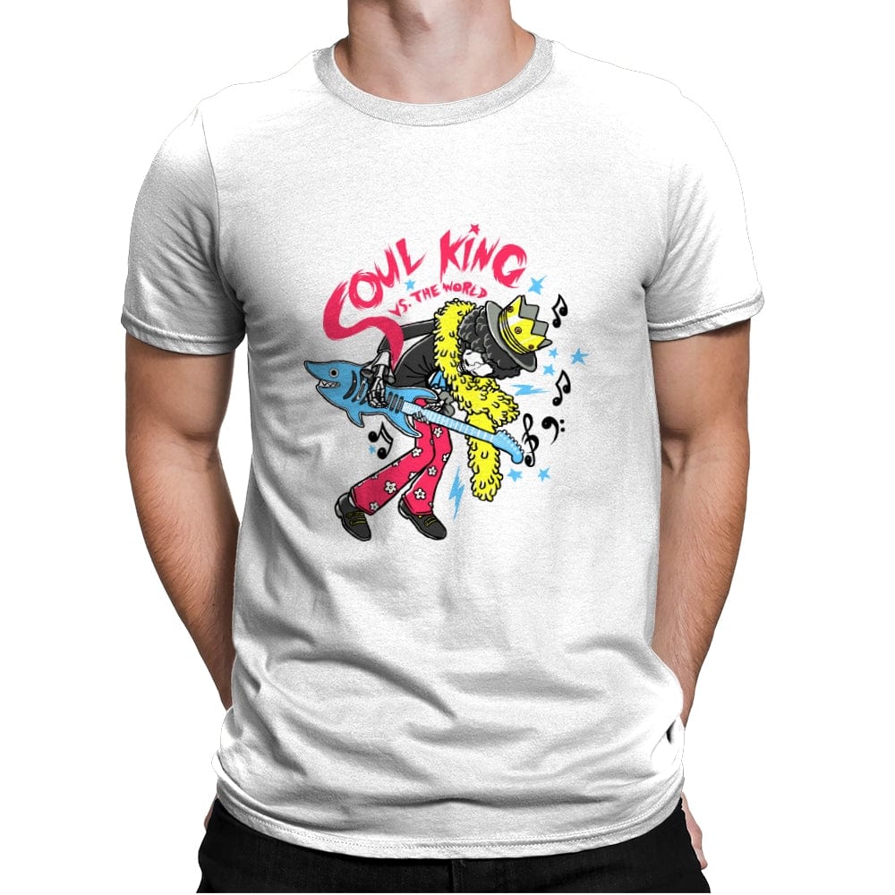 Soul King Vs. The World - Mens Premium T-Shirts RIPT Apparel Small / White