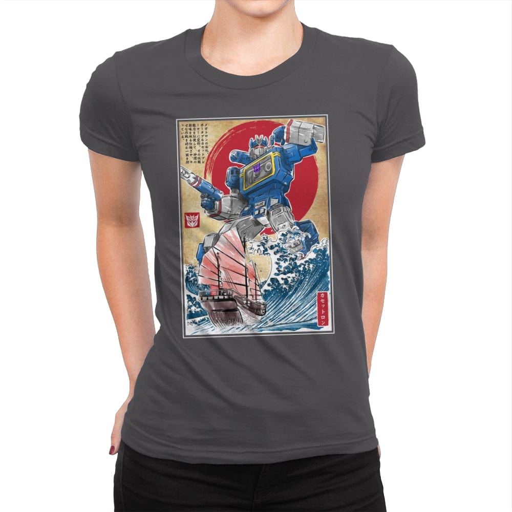Soundwave in Japan - Womens Premium T-Shirts RIPT Apparel Small / Heavy Metal