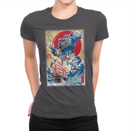 Soundwave in Japan - Womens Premium T-Shirts RIPT Apparel Small / Heavy Metal