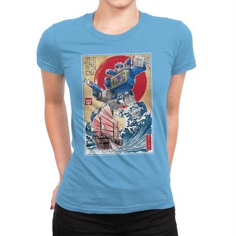 Soundwave in Japan - Womens Premium T-Shirts RIPT Apparel Small / Turquoise