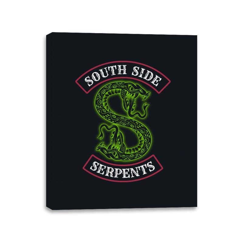 South Side Serpents - Canvas Wraps Canvas Wraps RIPT Apparel 11x14 / Black