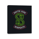South Side Serpents - Canvas Wraps Canvas Wraps RIPT Apparel 11x14 / Black