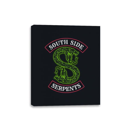 South Side Serpents - Canvas Wraps Canvas Wraps RIPT Apparel 8x10 / Black