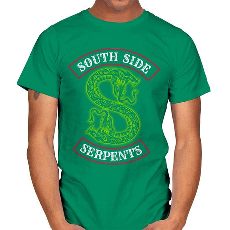 South Side Serpents - Mens T-Shirts RIPT Apparel Small / Kelly Green