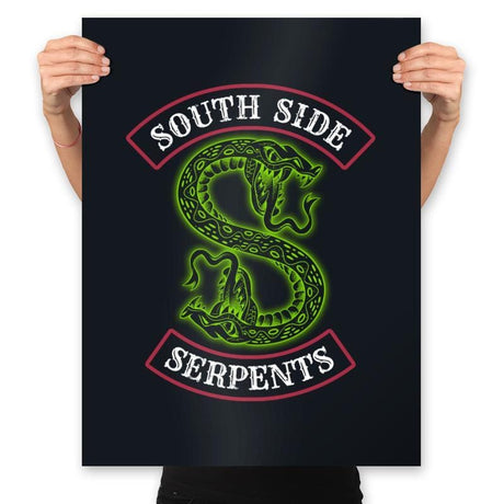 South Side Serpents - Prints Posters RIPT Apparel 18x24 / Black