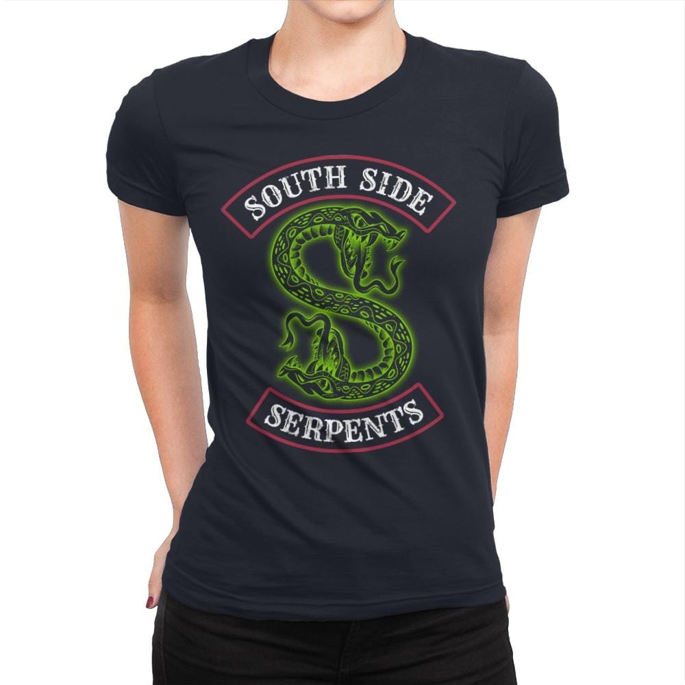 South Side Serpents - Womens Premium T-Shirts RIPT Apparel Small / Midnight Navy