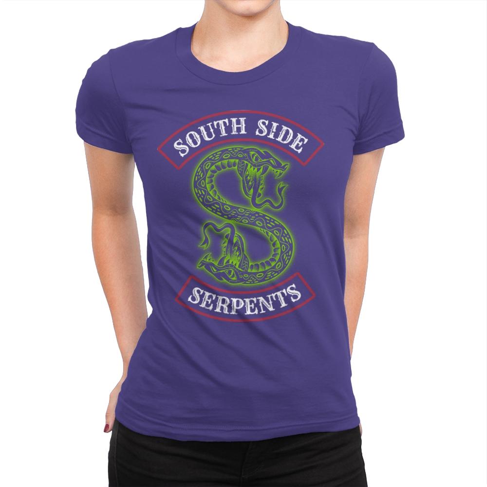 South Side Serpents - Womens Premium T-Shirts RIPT Apparel Small / Purple Rush