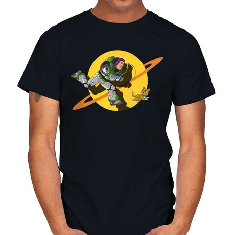Space Adventure - Mens T-Shirts RIPT Apparel Small / Black