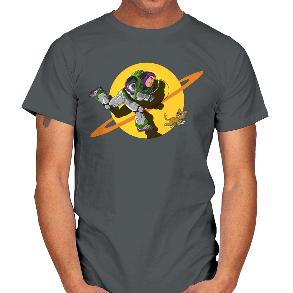 Space Adventure - Mens T-Shirts RIPT Apparel Small / Charcoal