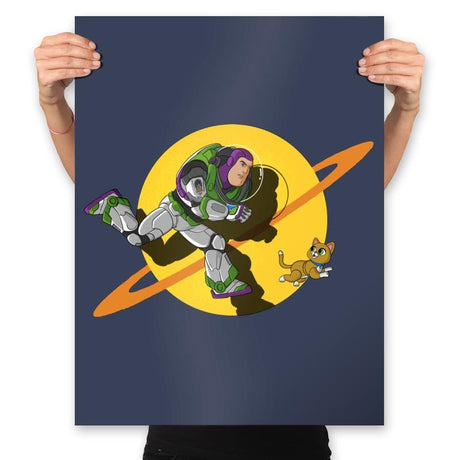 Space Adventure - Prints Posters RIPT Apparel 18x24 / Navy