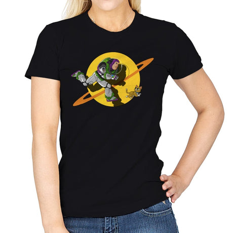 Space Adventure - Womens T-Shirts RIPT Apparel Small / Black