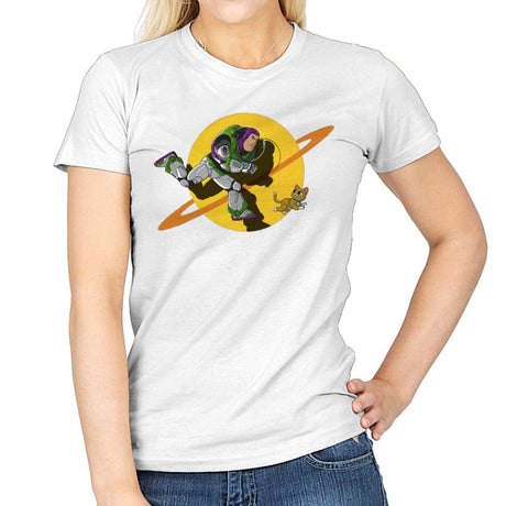 Space Adventure - Womens T-Shirts RIPT Apparel Small / White