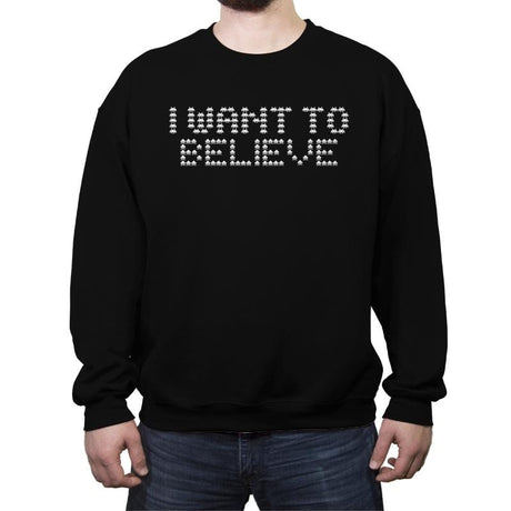 Space Believers - Crew Neck Sweatshirt Crew Neck Sweatshirt RIPT Apparel