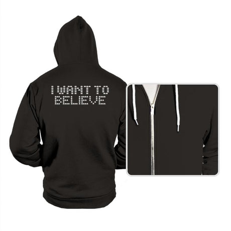 Space Believers - Hoodies Hoodies RIPT Apparel Small / Black