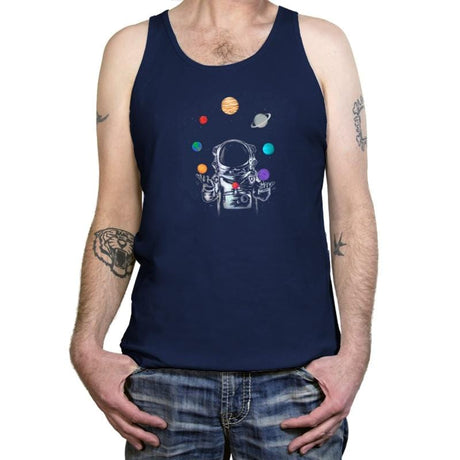 Space Circus - Tanktop Tanktop RIPT Apparel X-Small / Navy