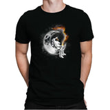 Space Coffee Break - Mens Premium T-Shirts RIPT Apparel Small / Black