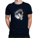 Space Coffee Break - Mens Premium T-Shirts RIPT Apparel Small / Midnight Navy