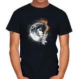 Space Coffee Break - Mens T-Shirts RIPT Apparel Small / Black