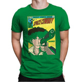 Space Comic - Mens Premium T-Shirts RIPT Apparel Small / Kelly