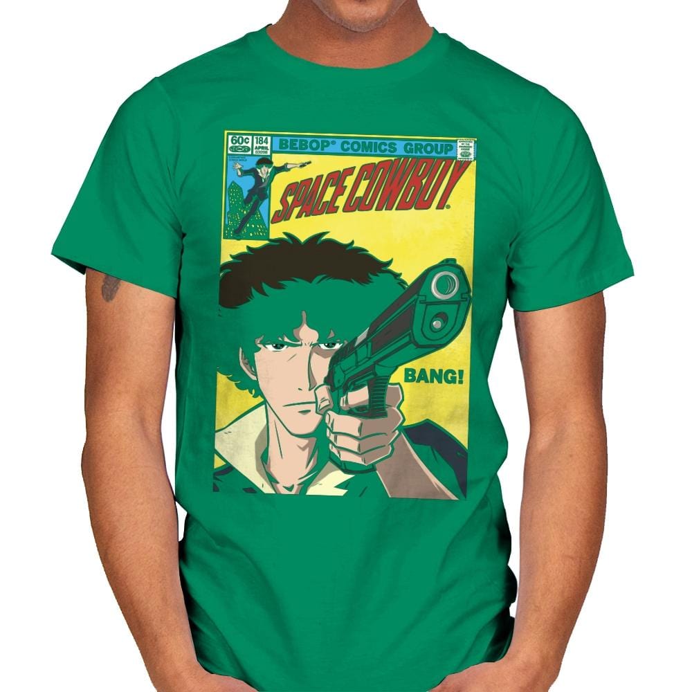 Space Comic - Mens T-Shirts RIPT Apparel Small / Kelly