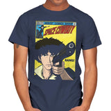 Space Comic - Mens T-Shirts RIPT Apparel Small / Navy