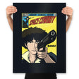 Space Comic - Prints Posters RIPT Apparel 18x24 / Black