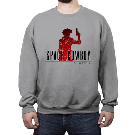 Space Cowboy Fantasy - Crew Neck Sweatshirt Crew Neck Sweatshirt RIPT Apparel