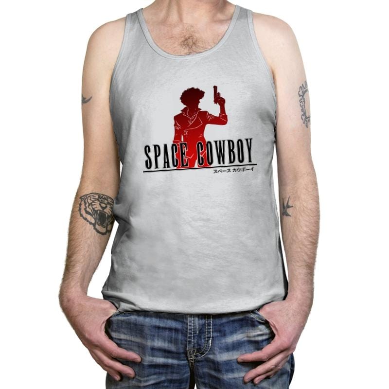 Space Cowboy Fantasy - Tanktop Tanktop RIPT Apparel X-Small / Silver