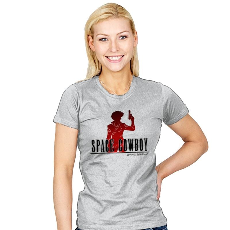 Space Cowboy Fantasy - Womens T-Shirts RIPT Apparel Small / Silver