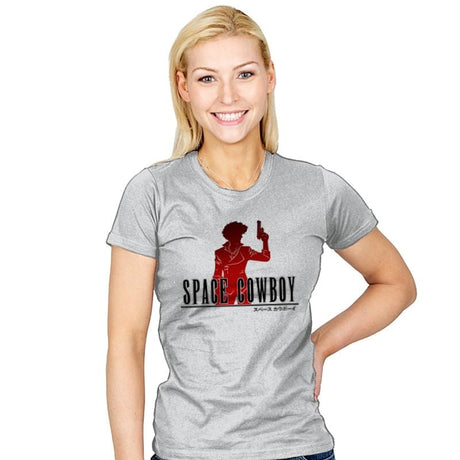 Space Cowboy Fantasy - Womens T-Shirts RIPT Apparel Small / Silver